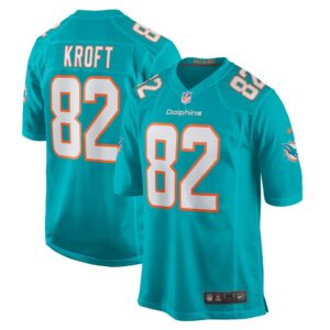 Tyler Kroft Miami Dolphins Nike Team Game Jersey - Aqua