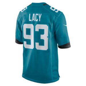 Tyler Lacy Jacksonville Jaguars Nike Team Game Jersey - Teal