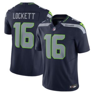 Men's Seattle Seahawks Tyler Lockett Nike College Navy Vapor F.U.S.E. Limited Jersey