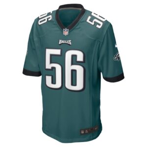 Tyler Steen Philadelphia Eagles Nike Team Game Jersey - Midnight Green