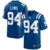 Men's Indianapolis Colts Tyquan Lewis Nike Royal Game Jersey