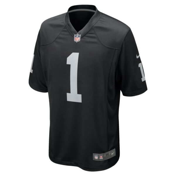 Men's Las Vegas Raiders Tyree Wilson Nike Black 2023 NFL Draft First Round Pick Game Jersey