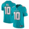 Men's Miami Dolphins Tyreek Hill Nike Aqua Team Vapor Limited Jersey