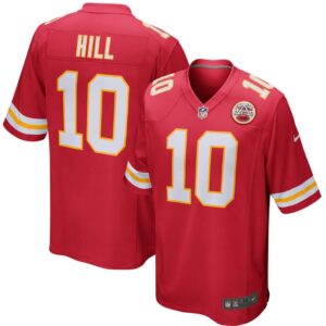 Men's Nike Tyreek Hill Red Kansas City Chiefs Game Player Jersey