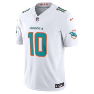 Men's Miami Dolphins Tyreek Hill Nike White Vapor F.U.S.E. Limited Jersey