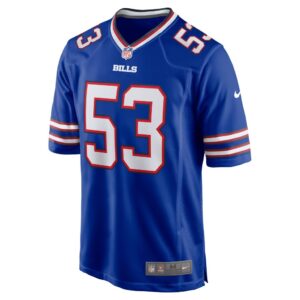 Men's Buffalo Bills Tyrel Dodson Nike Royal Game Player Jersey