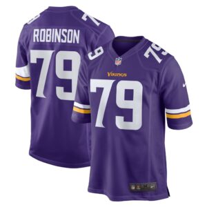 Tyrese Robinson Minnesota Vikings Nike Team Game Jersey - Purple