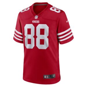 Men's San Francisco 49ers Tyron Johnson Nike Scarlet Team Game Jersey