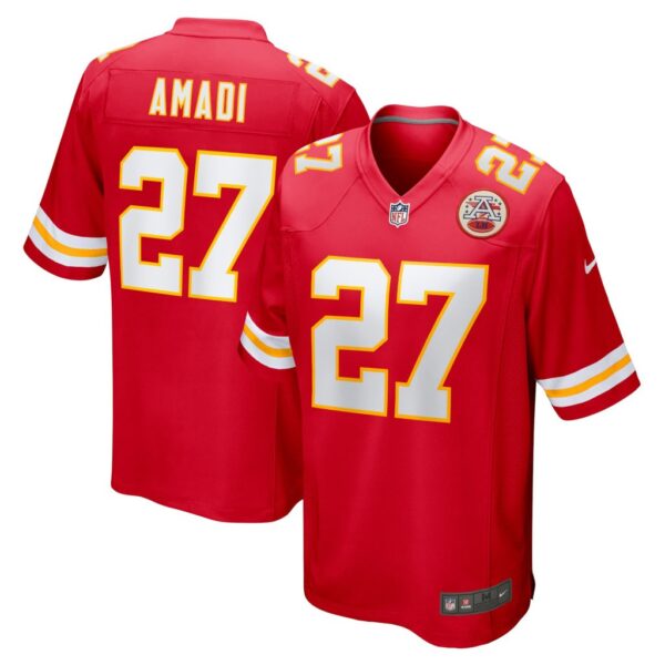 Men's Kansas City Chiefs Ugo Amadi Nike Red Home Game Player Jersey