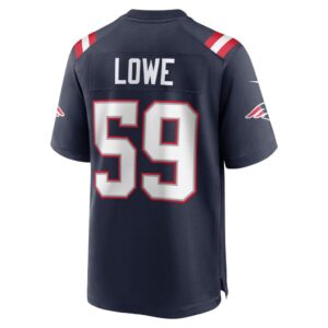 Vederian Lowe New England Patriots Nike Team Game Jersey - Navy