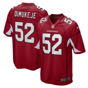 Men's Arizona Cardinals Victor Dimukeje Nike Cardinal Player Game Jersey