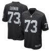 Men's Las Vegas Raiders Vitaliy Gurman Nike Black Game Player Jersey