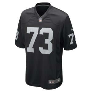 Men's Las Vegas Raiders Vitaliy Gurman Nike Black Game Player Jersey