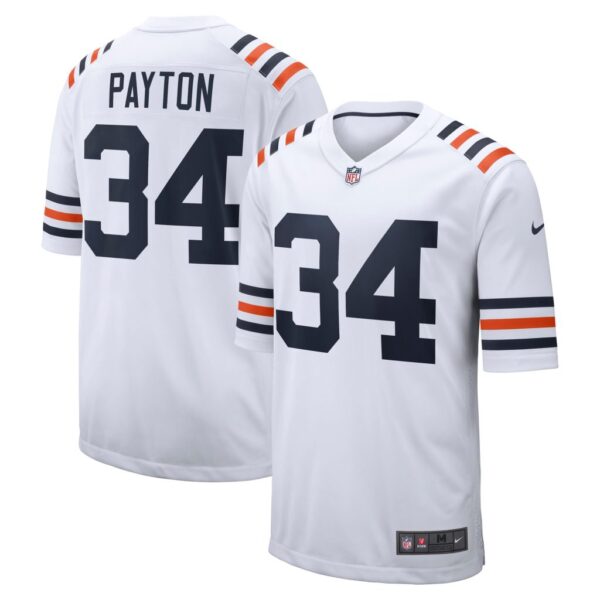 Men's Chicago Bears Walter Payton Nike White Retired Player Game Jersey