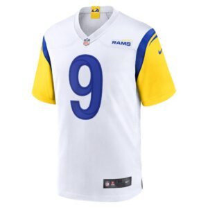 Men's Los Angeles Rams Matthew Stafford Nike White Alternate Game Jersey