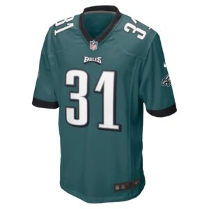 Men's Philadelphia Eagles Wilbert Montgomery Nike Midnight Green Retired Player Jersey