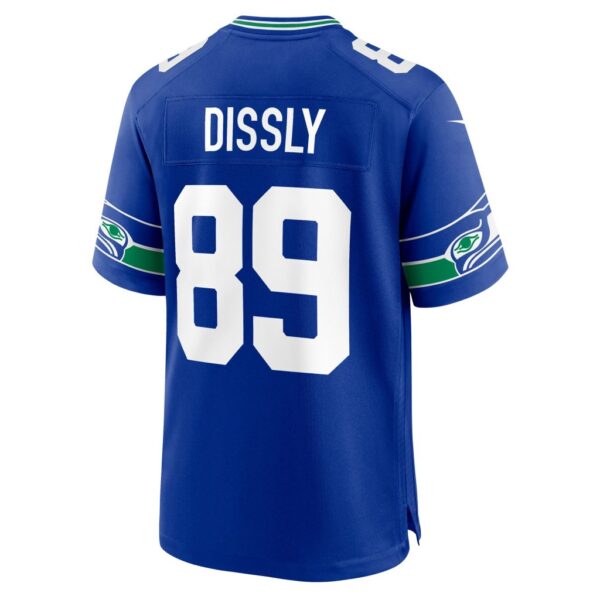 Will Dissly Seattle Seahawks Nike Throwback Player Game Jersey - Royal