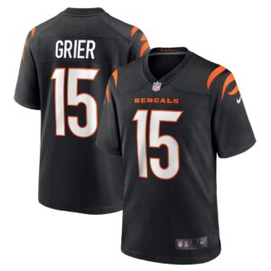 Will Grier Cincinnati Bengals Nike Team Game Jersey - Black