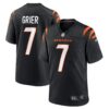 Will Grier Cincinnati Bengals Nike Team Game Jersey - Black