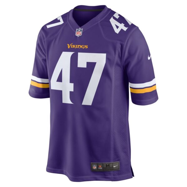 Men's Minnesota Vikings William Kwenkeu Nike Purple Home Game Player Jersey