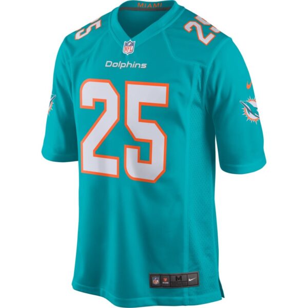 Men's Miami Dolphins Xavien Howard Nike Aqua Game Jersey