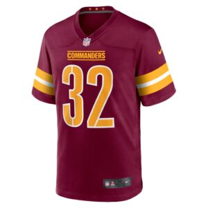 Men's Washington Commanders Xavier Henderson Nike Burgundy Team Game Jersey