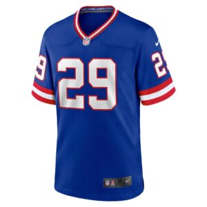 Men's New York Giants Xavier McKinney Nike Royal Classic Player Game Jersey