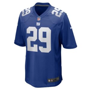 Men's New York Giants Xavier McKinney Nike Royal Game Jersey