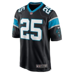 Men's Carolina Panthers Xavier Woods Nike Black Game Jersey