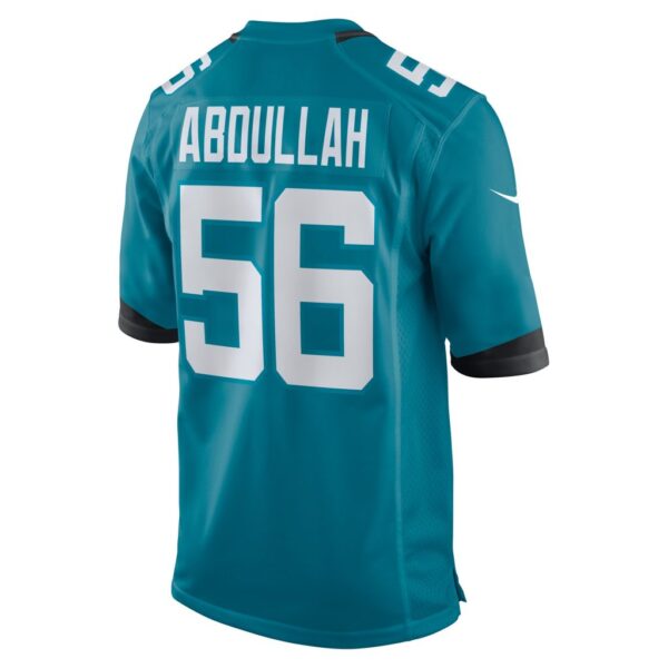 Yasir Abdullah Jacksonville Jaguars Nike Team Game Jersey - Teal