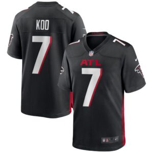 Men's Atlanta Falcons Younghoe Koo Nike Black Game Jersey