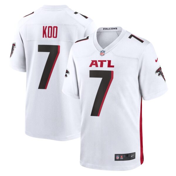 Men's Atlanta Falcons Younghoe Koo Nike White Game Player Jersey