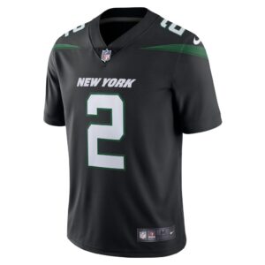 Men's New York Jets Zach Wilson Nike Stealth Black Vapor Limited Jersey