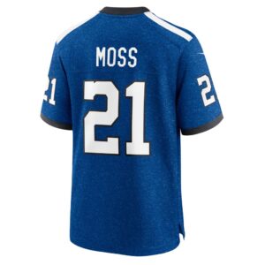 Zack Moss Indianapolis Colts Nike Indiana Nights Alternate Game Jersey - Royal