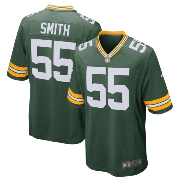 Men's Nike Za'Darius Smith Green Green Bay Packers Game Team Jersey