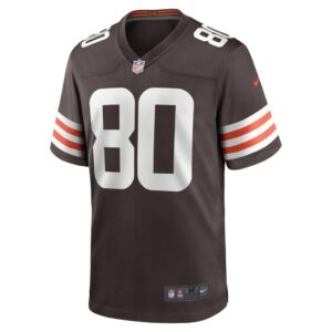 Men's Cleveland Browns Zaire Mitchell-Paden Nike Brown Game Player Jersey