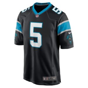 Men's Carolina Panthers Zane Gonzalez Nike Black Game Jersey