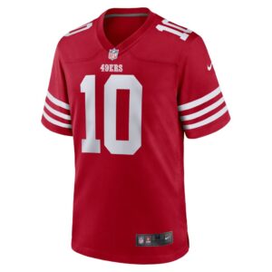 Men's San Francisco 49ers Zane Gonzalez Nike Scarlet Game Jersey