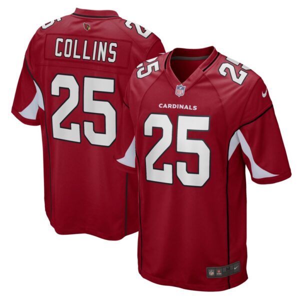 Men's Arizona Cardinals Zaven Collins Nike Cardinal Game Jersey