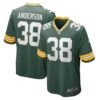 Zayne Anderson Green Bay Packers Nike Team Game Jersey - Green