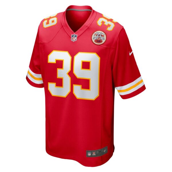 Men's Kansas City Chiefs Zayne Anderson Nike Red Player Game Jersey