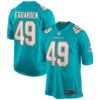 Men's Miami Dolphins Sam Eguavoen Nike Aqua Game Jersey