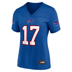 Women's Josh Allen Royal Buffalo Bills Game Time Player Jersey