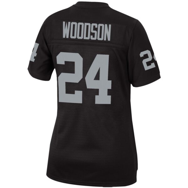 Charles Woodson Las Vegas Raiders Mitchell & Ness Women's Legacy Replica Team Jersey - Black