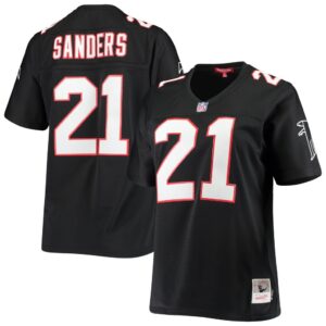 Deion Sanders Atlanta Falcons Mitchell & Ness Women's Legacy Replica Team Jersey - Black