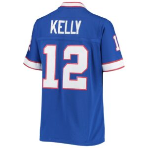 Jim Kelly Buffalo Bills Mitchell & Ness Women's 1990 Legacy Replica Jersey - Royal