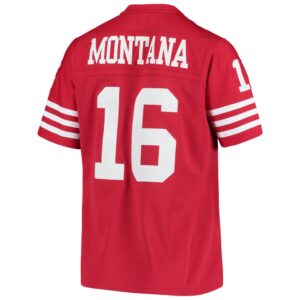 Joe Montana San Francisco 49ers Mitchell & Ness Women's 1990 Legacy Replica Jersey - Scarlet