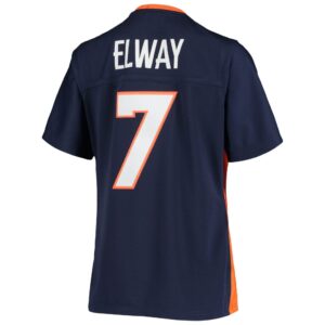 John Elway Denver Broncos Mitchell & Ness Women's Legacy Replica Team Jersey - Navy