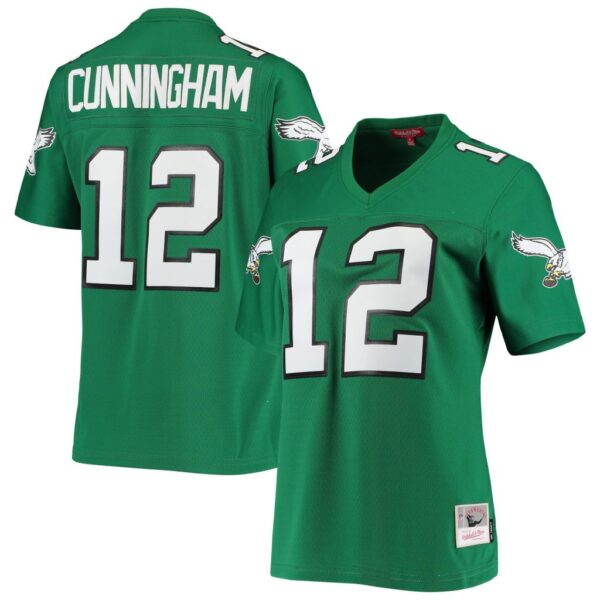 Randall Cunningham Philadelphia Eagles Mitchell & Ness Women's 1990 Legacy Replica Jersey - Kelly Green