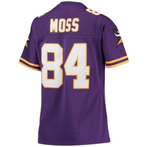 Randy Moss Minnesota Vikings Mitchell & Ness Women's Legacy Replica Team Jersey - Purple